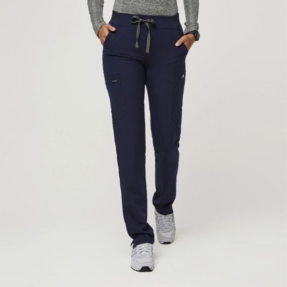 Women's FIGS Yola™ 2.0 - Skinny Scrub Pants - Navy - Picture 2 of 2